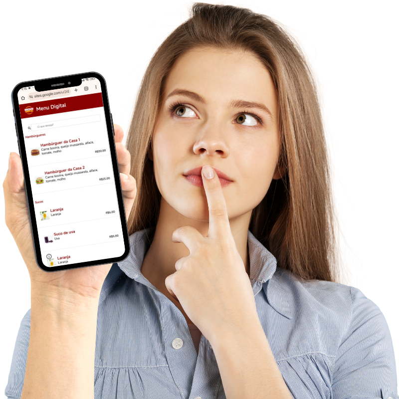 Menu Digital Moderno