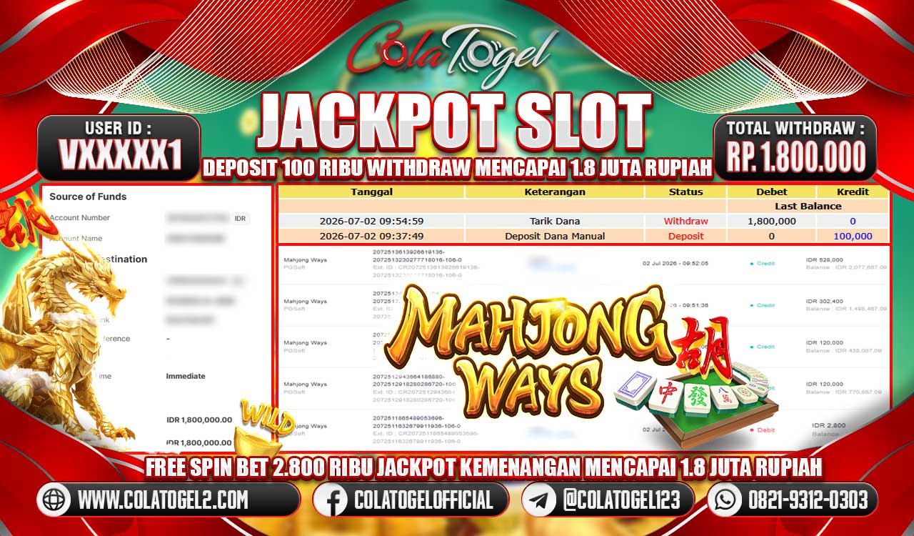 JACKPOT SLOT GACORR!!