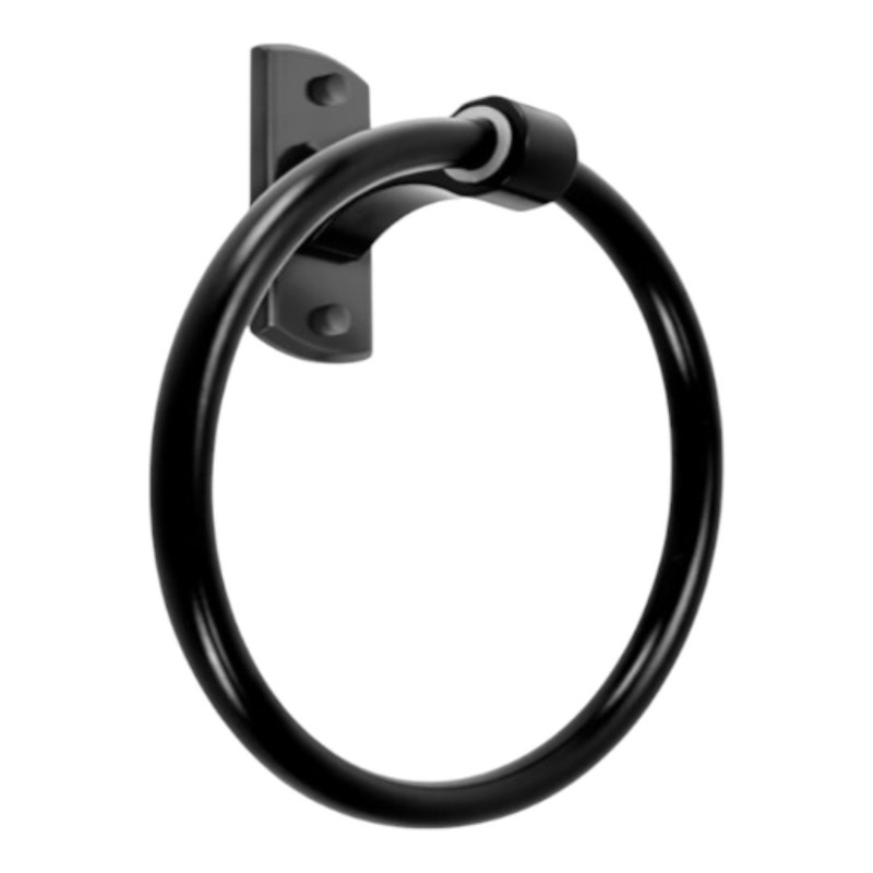 TOALLERO ARO ALUMINIO BLACK