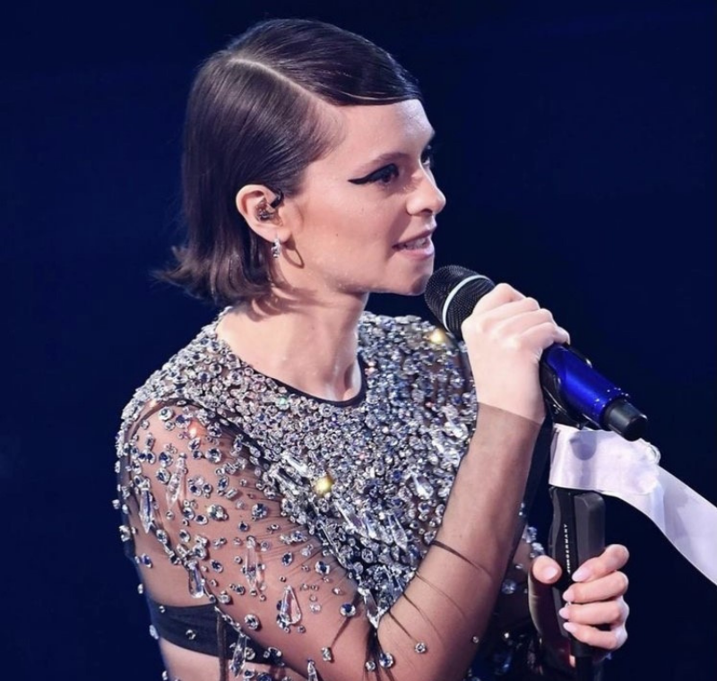 Sanremo 2021, prima serata: migliori beauty look Francesca Michielin look Festival