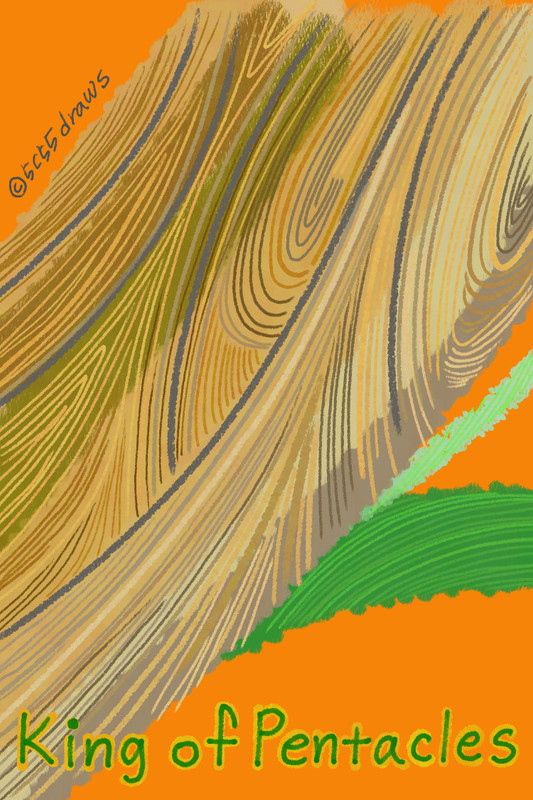 King of Pentacles 디테일 컷