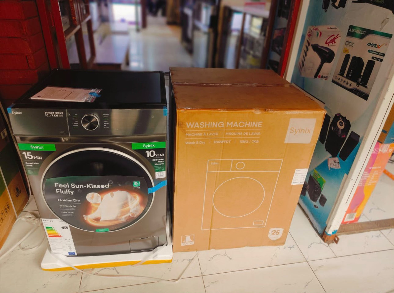 Syinix Washing Machine 10/7Kg Wash and Dry