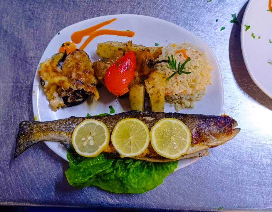 Grilled Fish with Lemon & Herbs