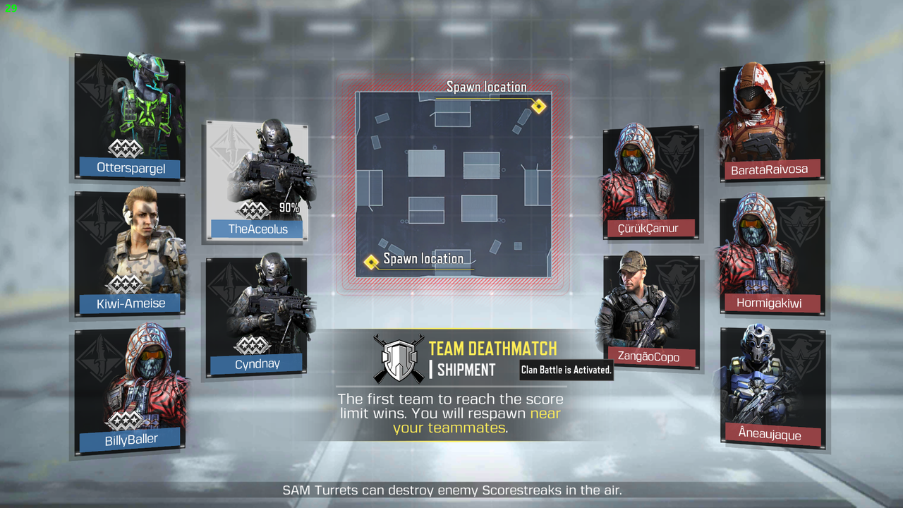 Clan Battle Activated
