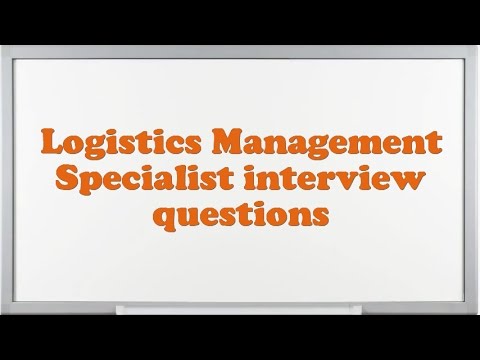 Amazon Logistics Specialist Interview Questions 