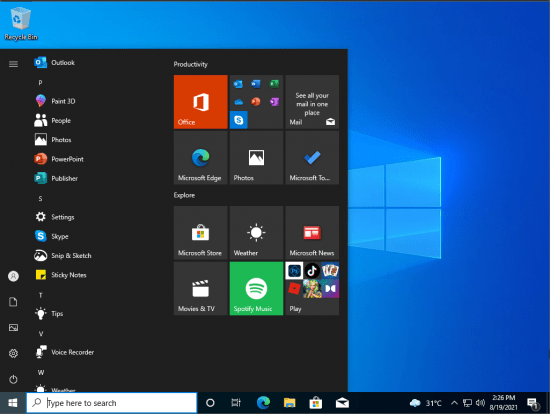 Windows 10 Pro Insider 21H2 Build 19044.1200 + Office 2021 x64 En-US Pre-Activated-2021
