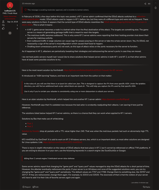 ddos defense comment 1