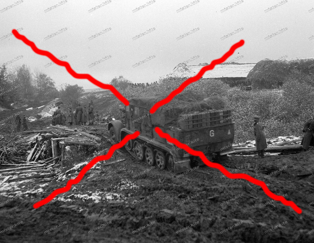 Russland Panzergruppe 2 Guderian Zugkraftwagen Sd Kfz Ostfront