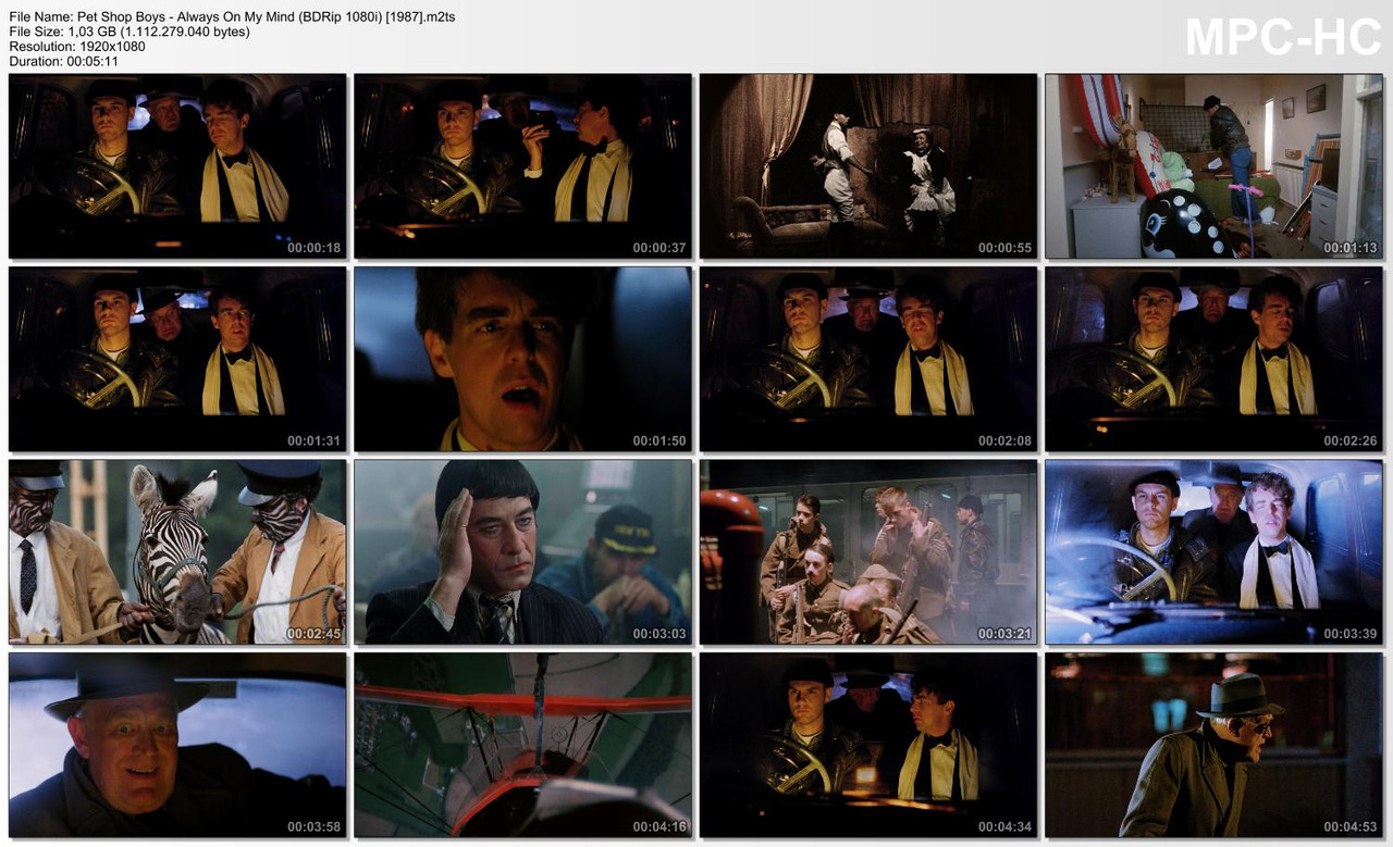 Pet Shop Boys - Always On My Mind (BDRip 1080i) [1987]