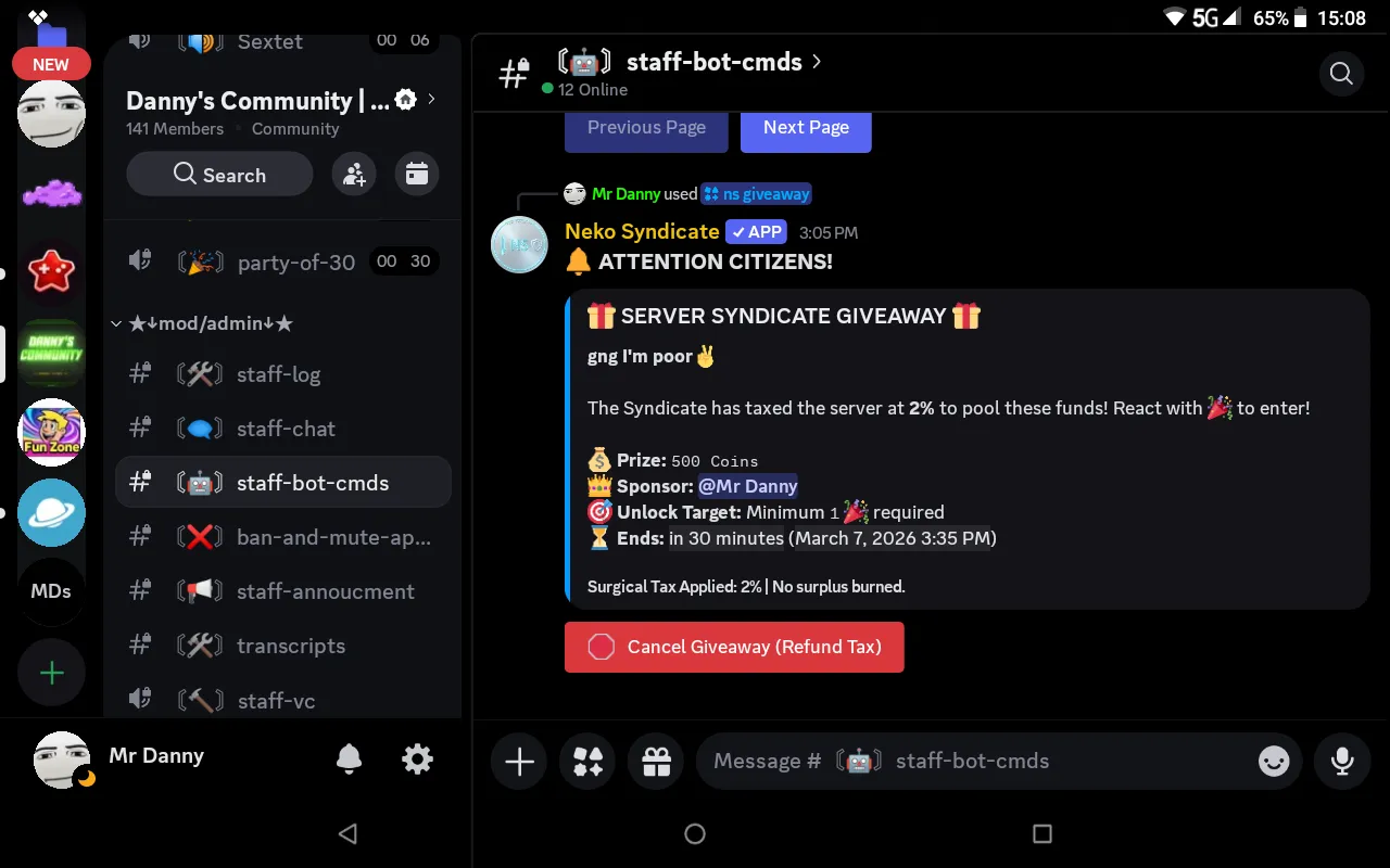Giveaways