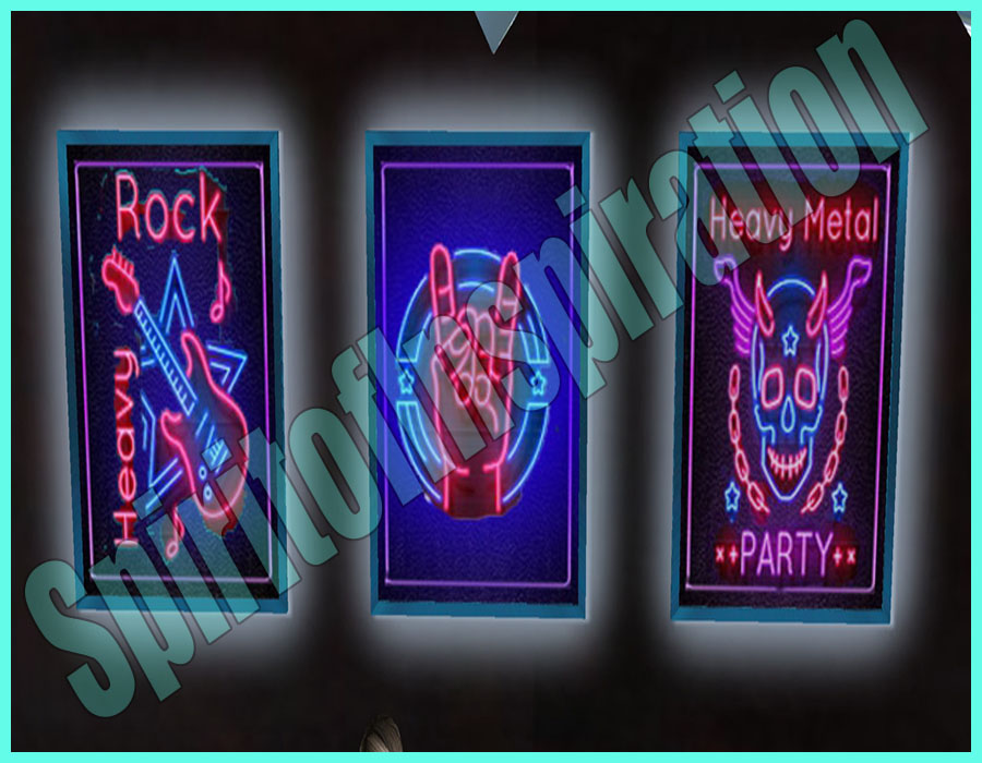 Heavy-Rock-neon-frames