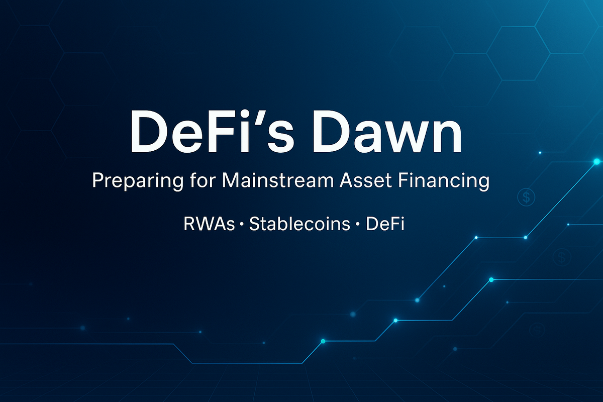 Letter from the founder of Figure, the first RWA stock: DeFi will eventually become the mainstream method of asset financing
