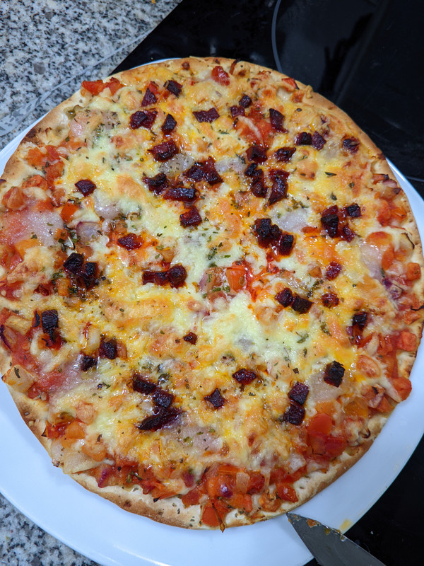 pizza vegana del lidl