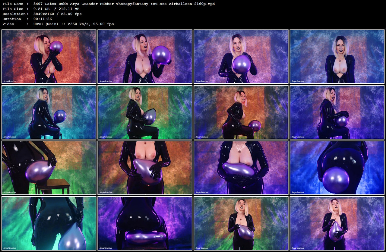3407 Latex Rubb Arya Grander Rubber Therapyfantasy You Are Airballoon 2160p mp4
