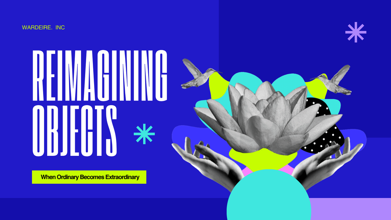 Blue Animated Collage Pop Art Creative Presentation