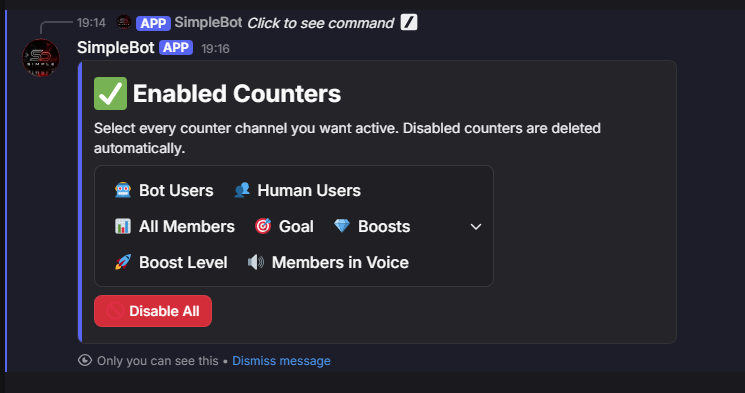 SimpleStats Bot gallery image