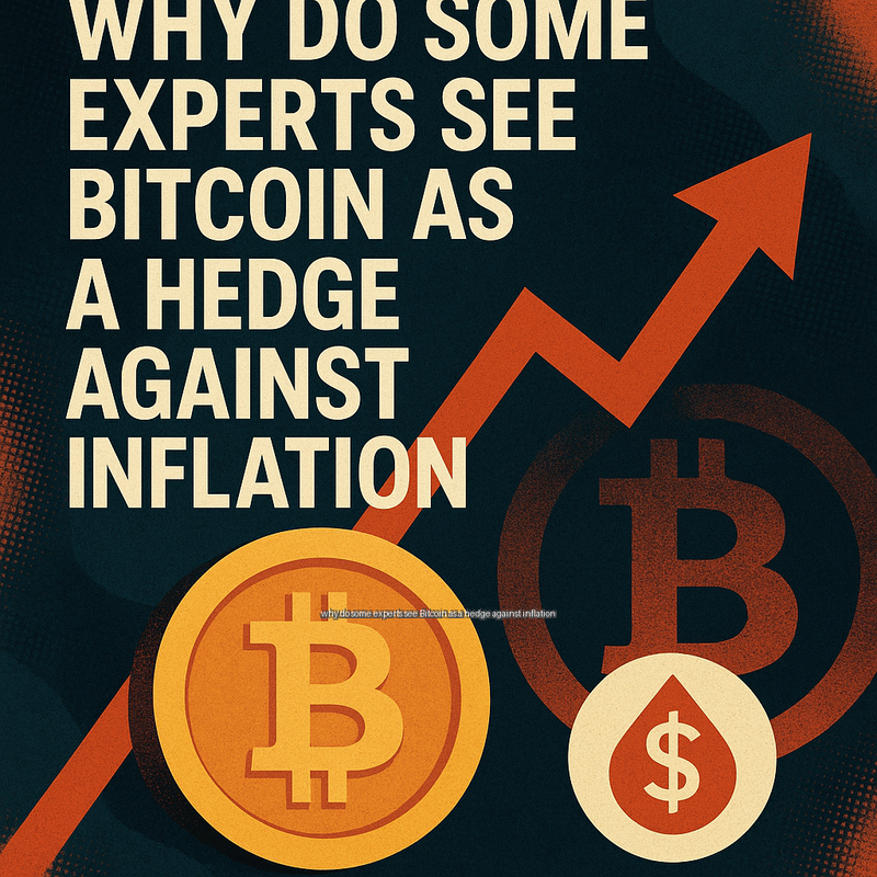 why do some experts see Bitcoin as a hedge against inflation