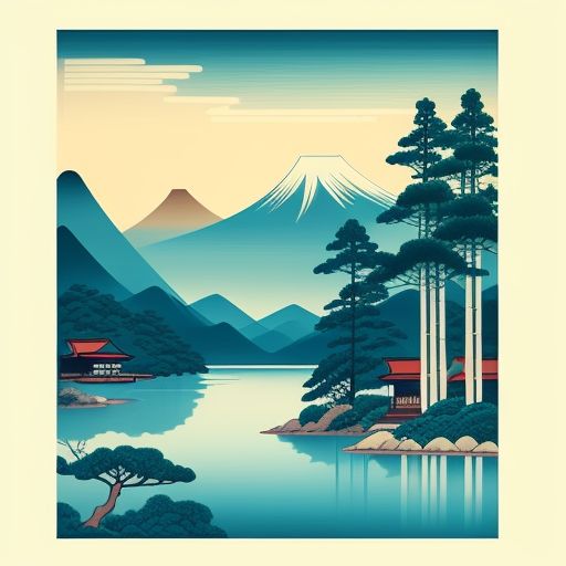 Painting-of-a-lake-with-trees-5