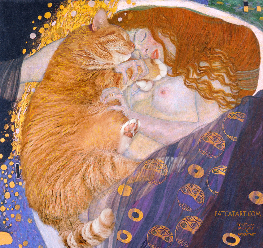 Klimt-Danae-cat-w
