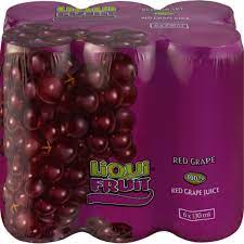 LiquiFriut Red Grape 6x330ml