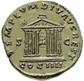 Glosario de monedas romanas. TEMPLO DE AUGUSTO. 6