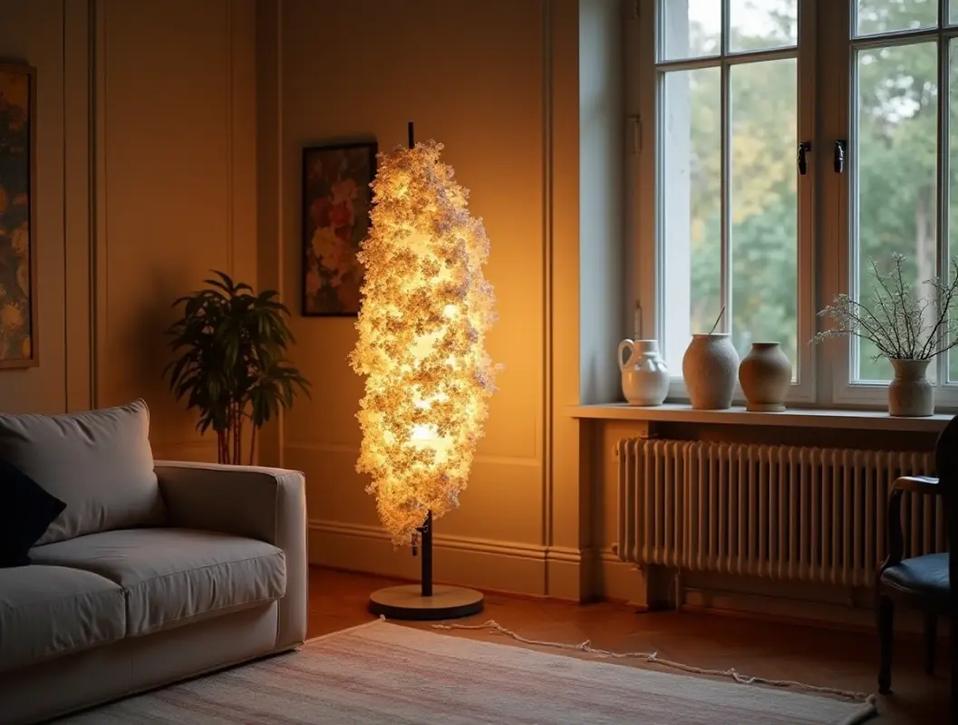 Красивый и необычный торшер