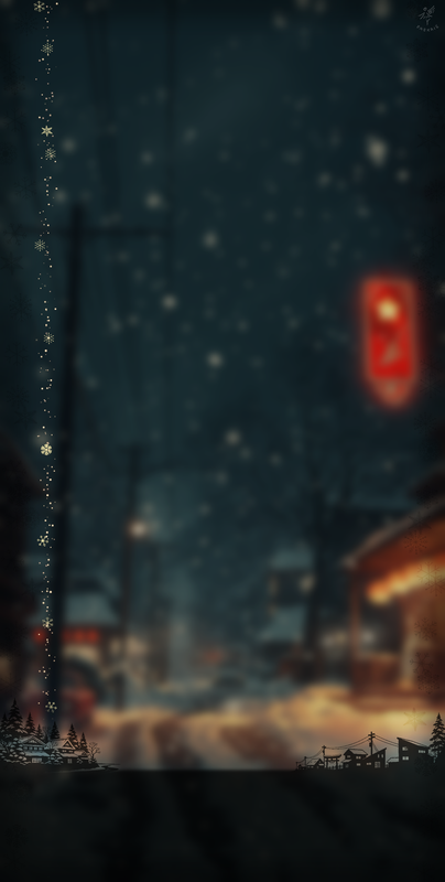 MOBILE UHD JP Snowy Suburbs Dark