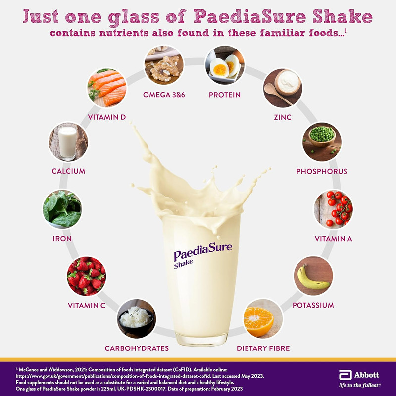 PAEDIASURE SHAKE, 400G, Chocolate Balanced Nutritional Supplement Drink