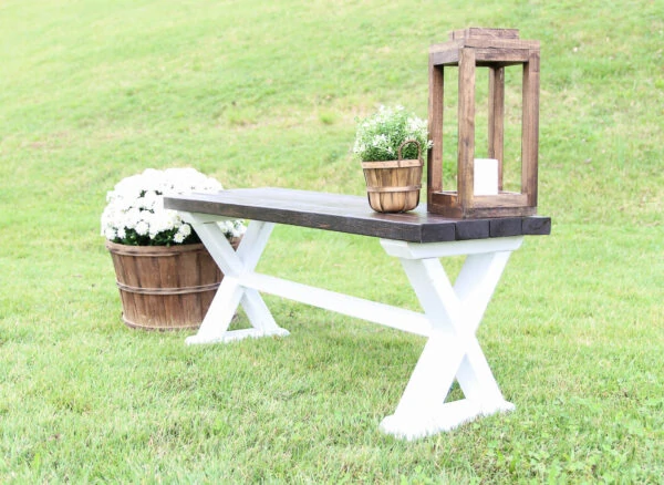 DIY Outdoor Bench on a Budget