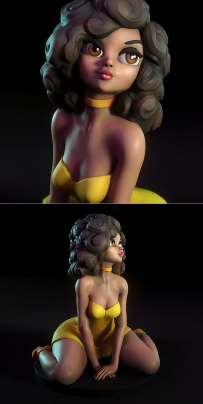 Judith - Torrida Minis – 3D Print Judith - Torrida Minis – 3D Print