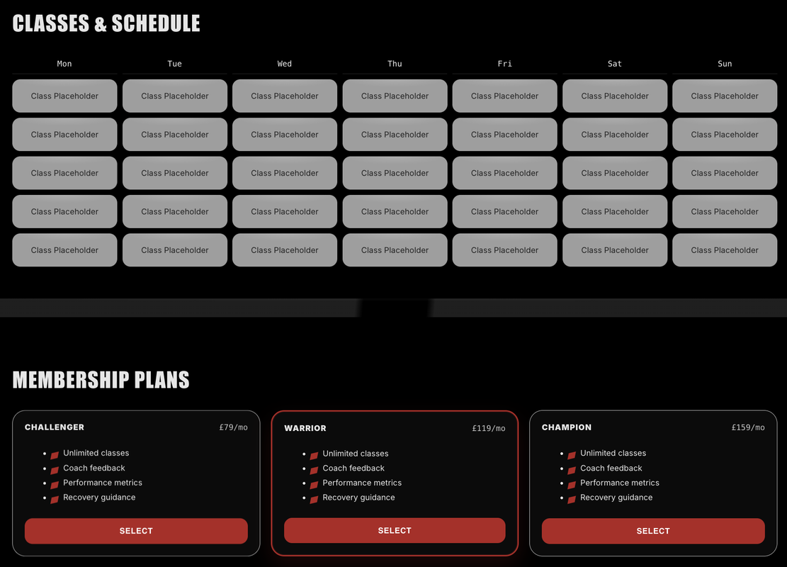 Arena Performance Hub desktop – secondary