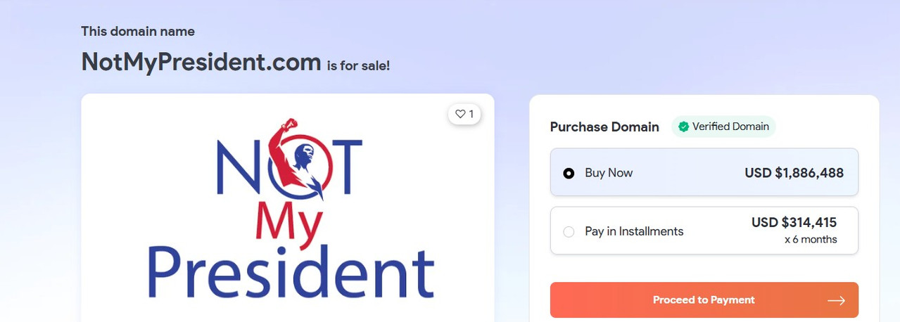 Not My President