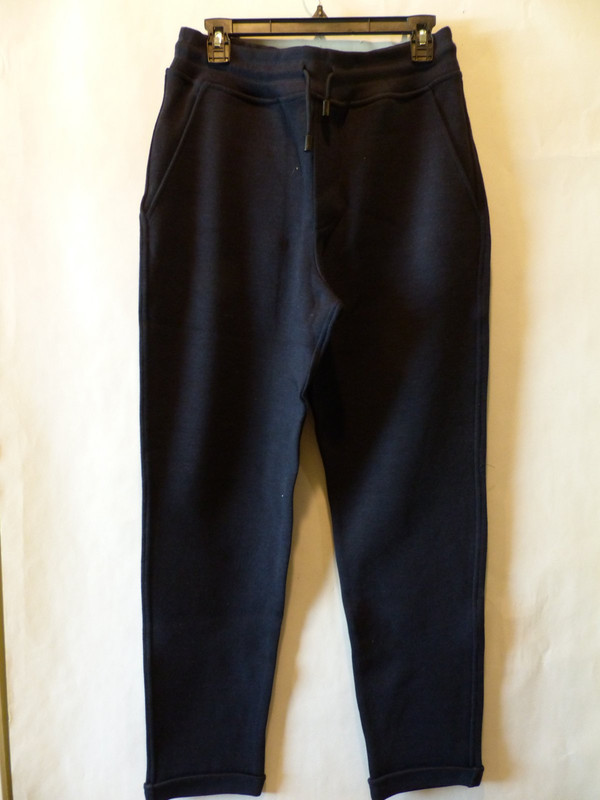 ISAIA NAPOLI BLACK DRAW STRING TROUSERS BRAND NEW MENS SIZE L