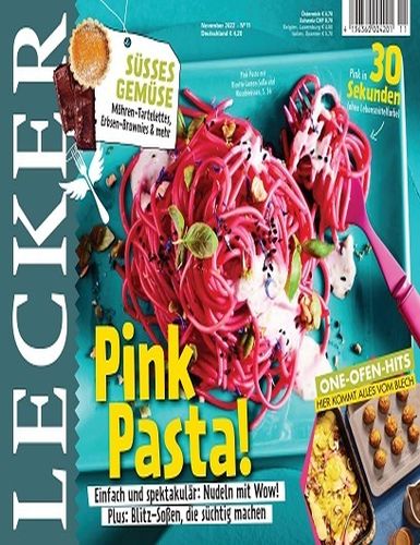 Cover: Lecker Kochmagazin November No 11 2022