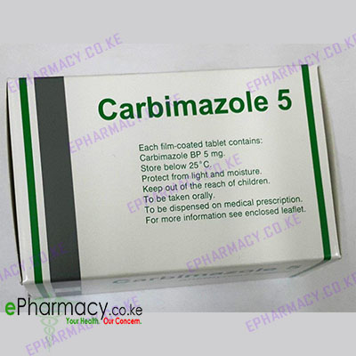 Carbimazole 5Mg 100`S