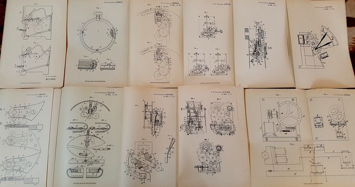 101 Documentos de Registo de Patentes Relojoeiras 16