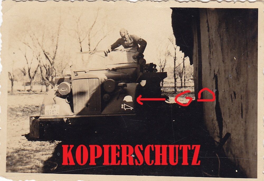 Kübelwagen super Truppenkennzeichen Regiment GD 