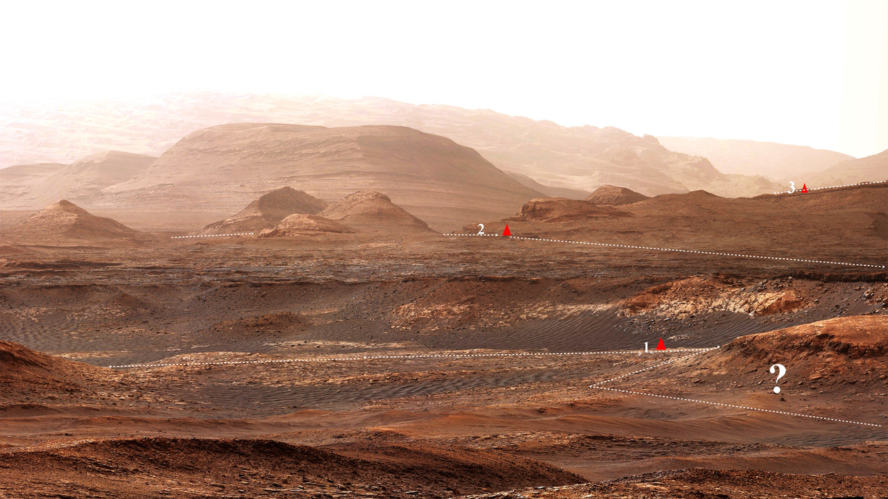 MARS: CURIOSITY u krateru  GALE Vol II. - Page 49 1-3