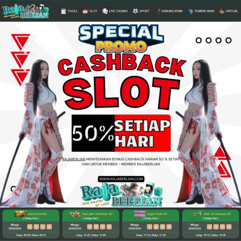 Rajaberlian: Slot Aman Dan Terpercaya | cyberaman.com