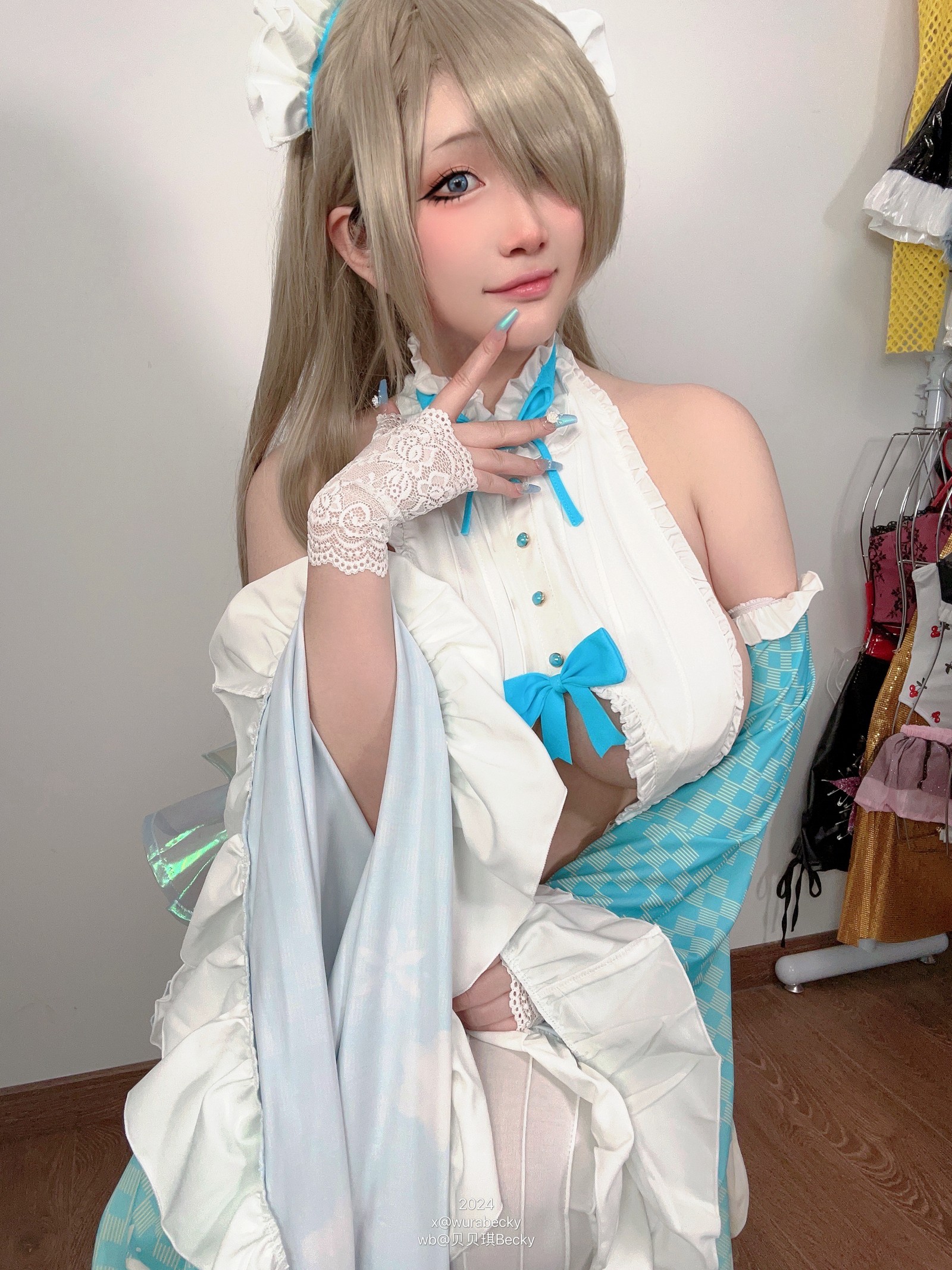 贝贝琪 Becky 明日奈 同人 Cosplay 写真集｜高清角色摄影（42P｜90MB）插图2