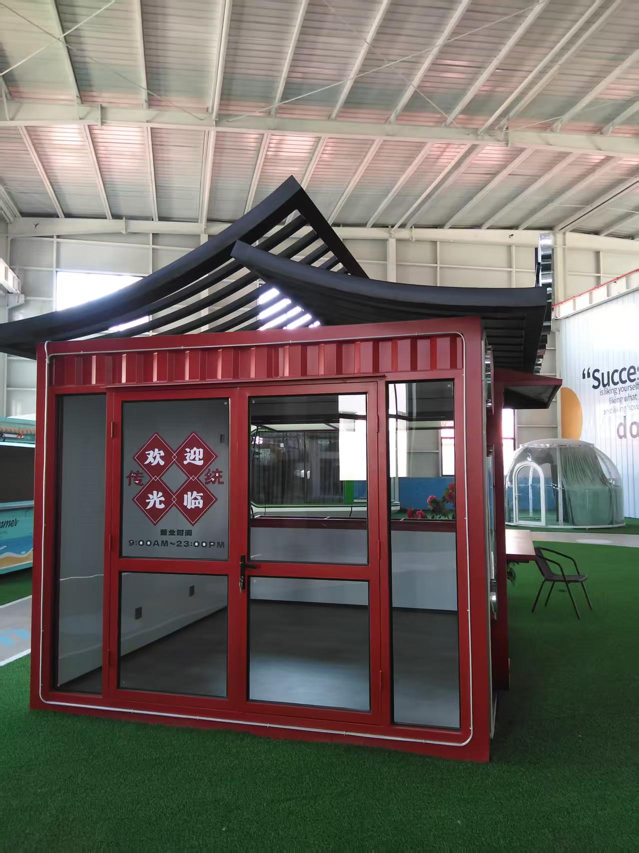 Interior living space of Internet Celebrity Container modular home