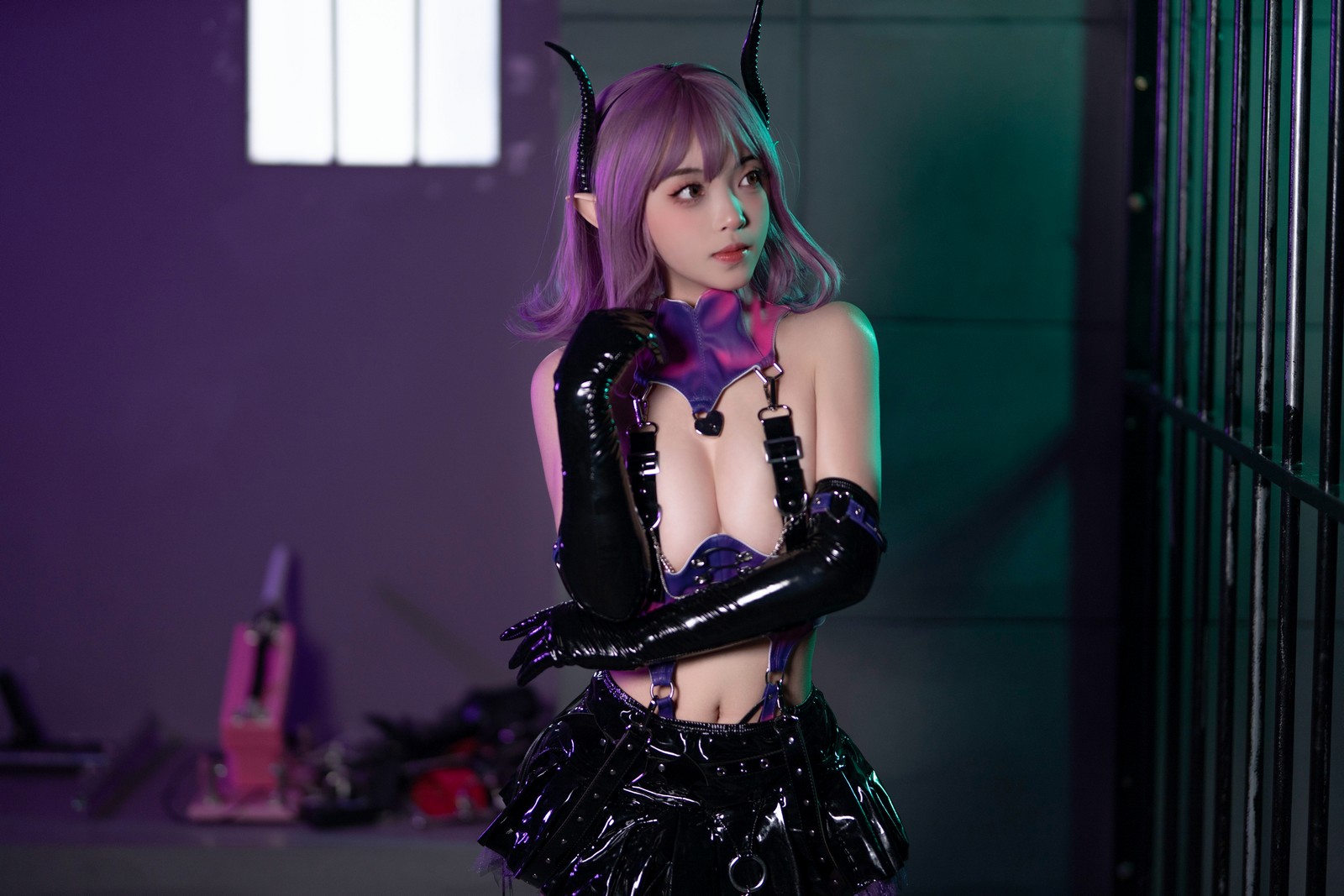 Bangni邦尼 – 囚禁魅魔 Cosplay 高清写真集（108P-1.17GB）暗黑幻想插图3