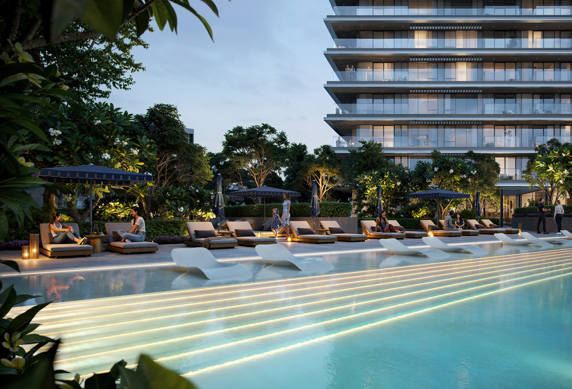 Altan Distress Deal luxury waterfront tower at Dubai Creek Harbour by Emaar showcasing modern high-rise architecture, glass façade, skyline views, and premium lifestyle setting