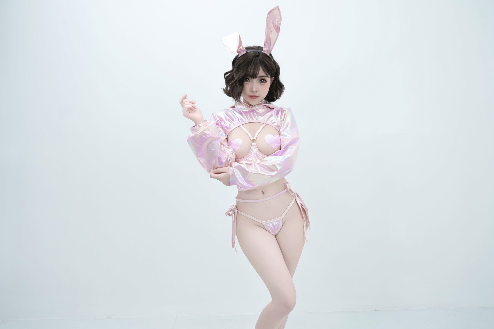 Bangni邦尼 – 粉色兔兔 Cosplay 高清写真集（102P-10V-809.1MB）插图