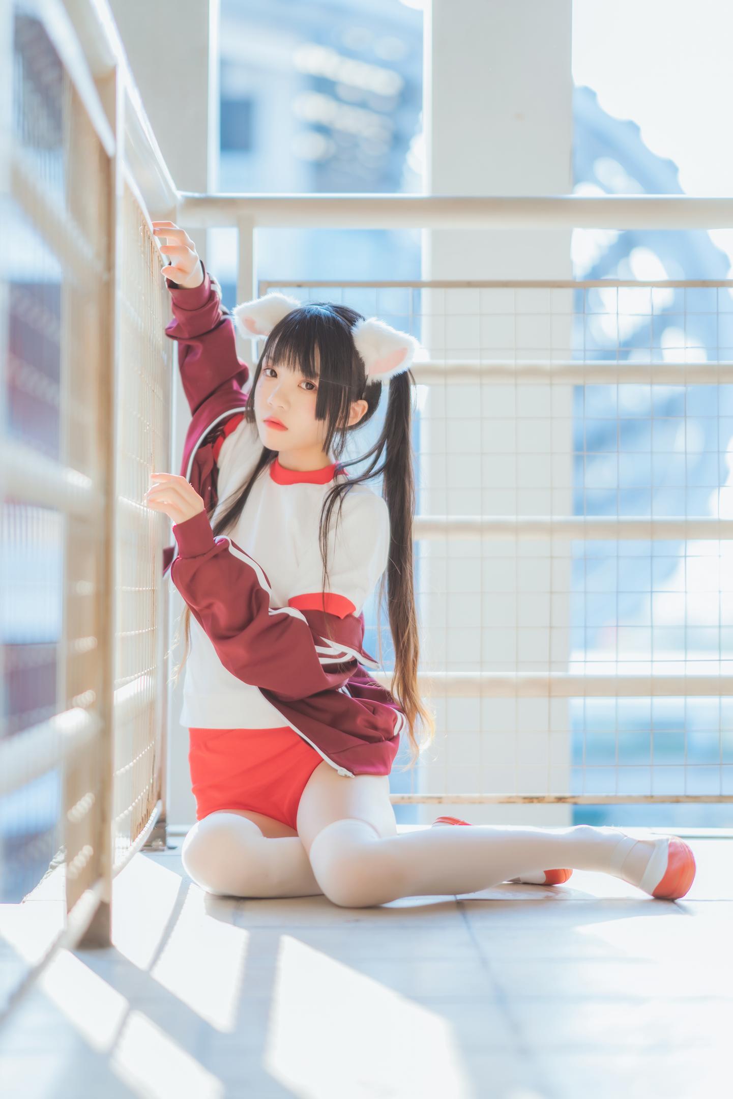 桜桃喵 NO.061 桜桃未熟2 红色体操服 29