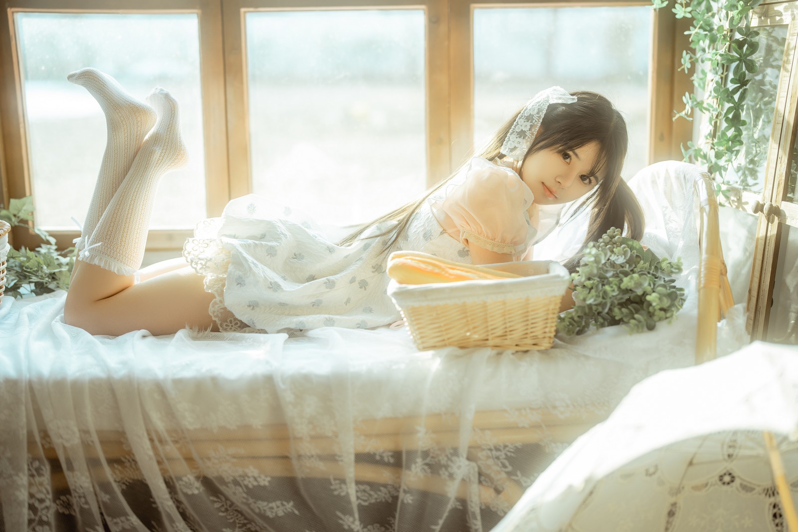 rua阮阮 花房 小裙子 写真图集｜甜系少女私房摄影（54P｜661MB）插图1