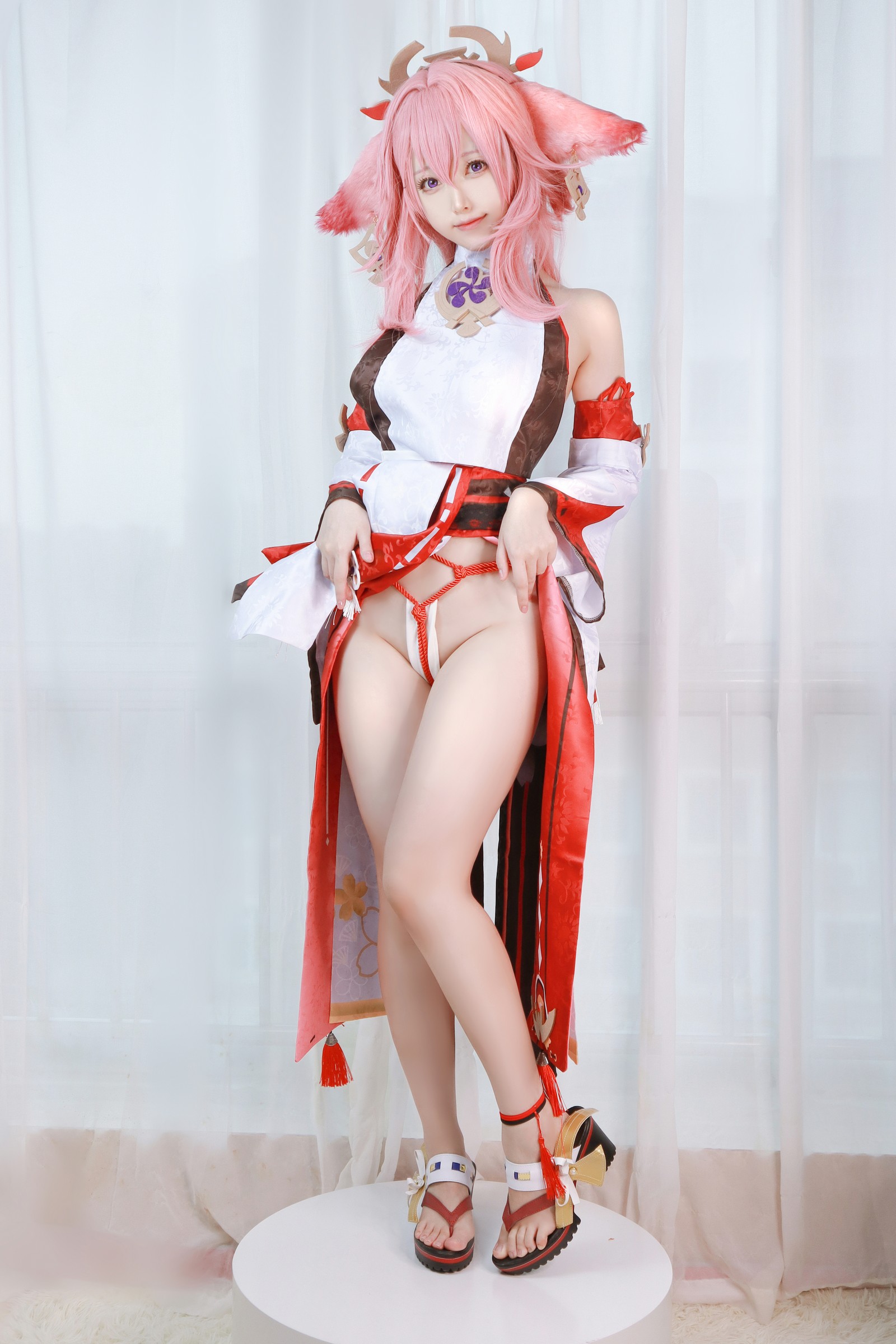 朝霧愛 – 原神 Yae Miko 八重神子 Cosplay 高清写真（35P-452.8M）