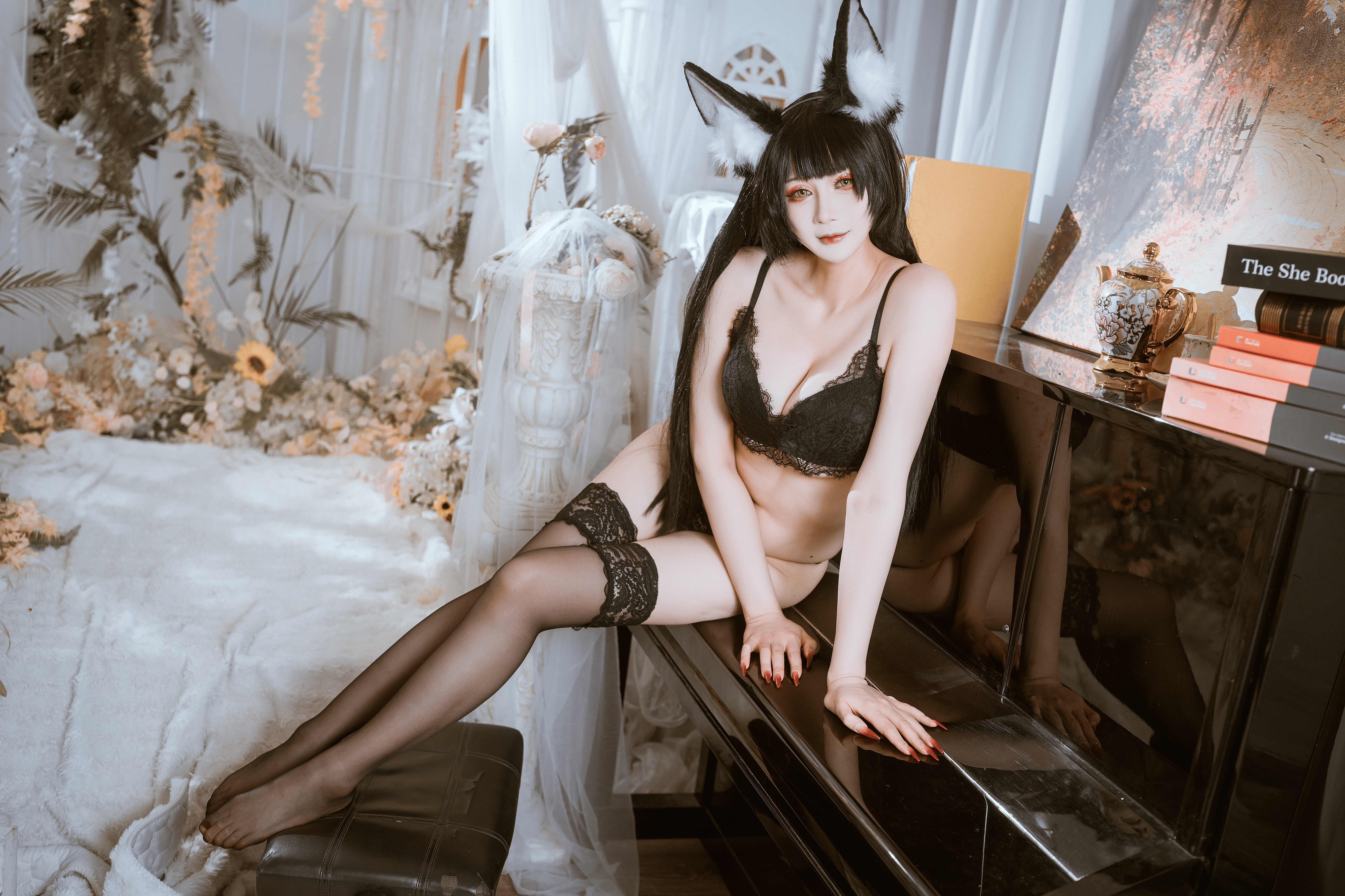 兔胖胖min – 碧蓝航线 武藏 花嫁 Cosplay 高清写真集（40P-883.9MB）插图3