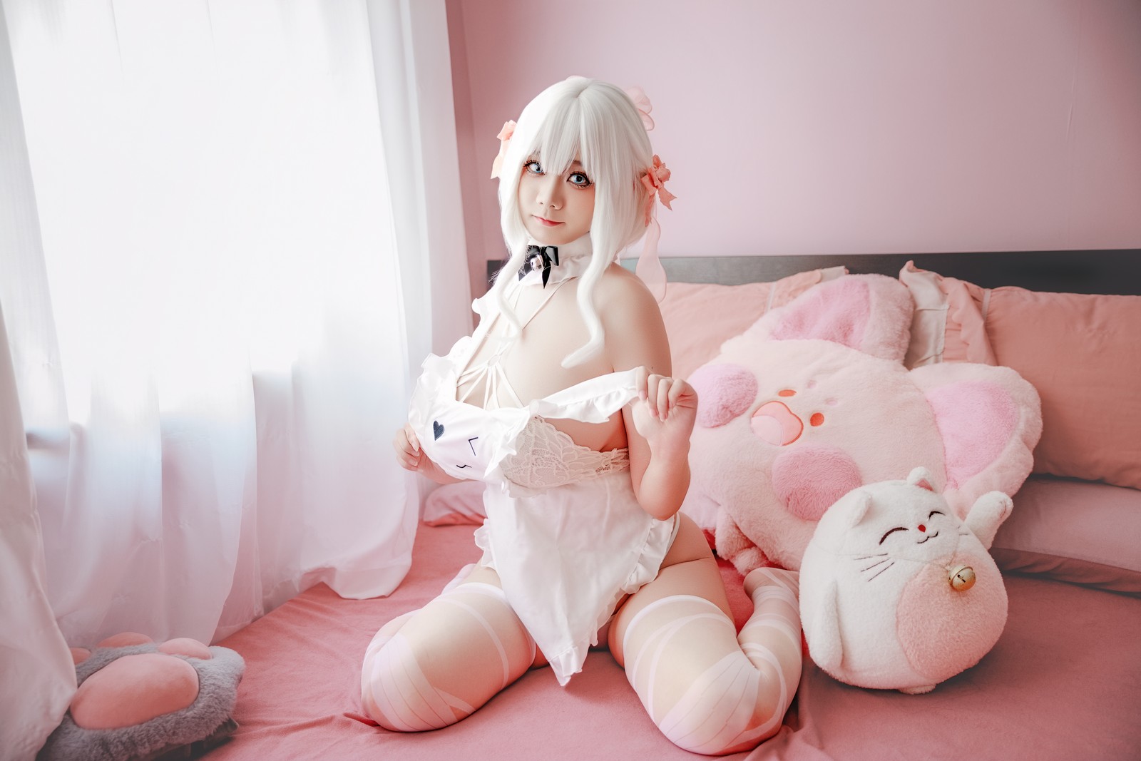 阿雪雪写真午睡围裙主题写真（90P+1V / 1.07G）居家可爱系列插图9