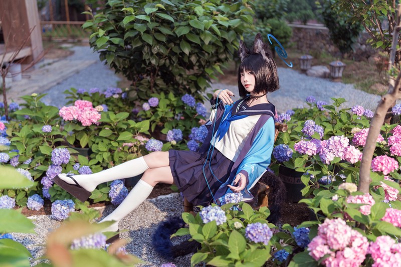 艾西Aiwest 桐生桔梗Cosplay写真图集 高清美图合集 48P (296.8M)插图8